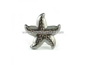 Hematite Starfish Pendant